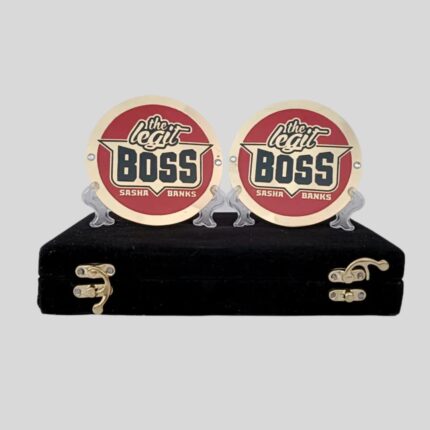 Sasha Banks Side Plates WWE Championship Title Box Set